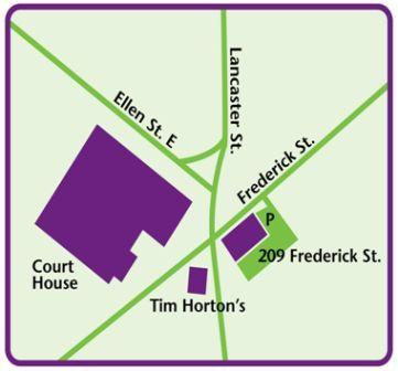 Map for directions to the Hands-On Healthcare Clinic